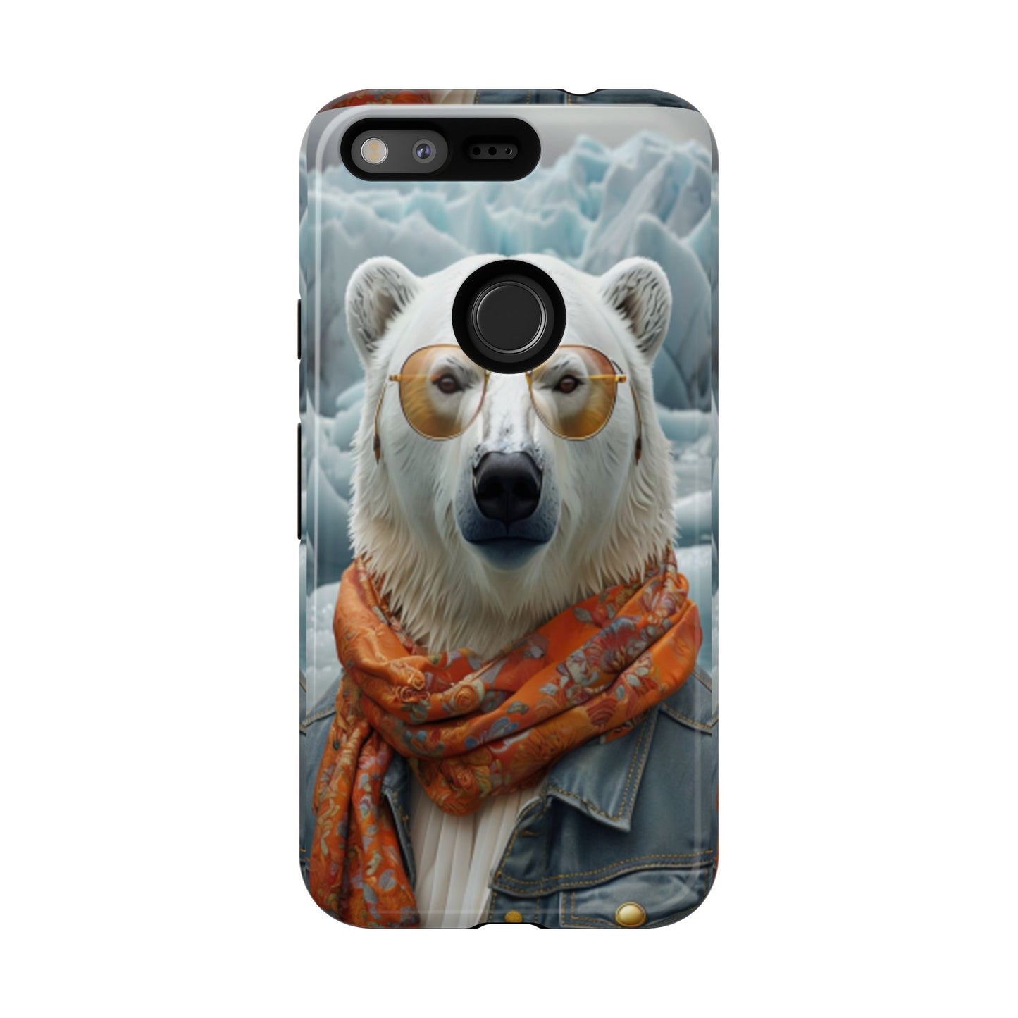 "Urban Zen Polar Bear" Mobile Phone Case