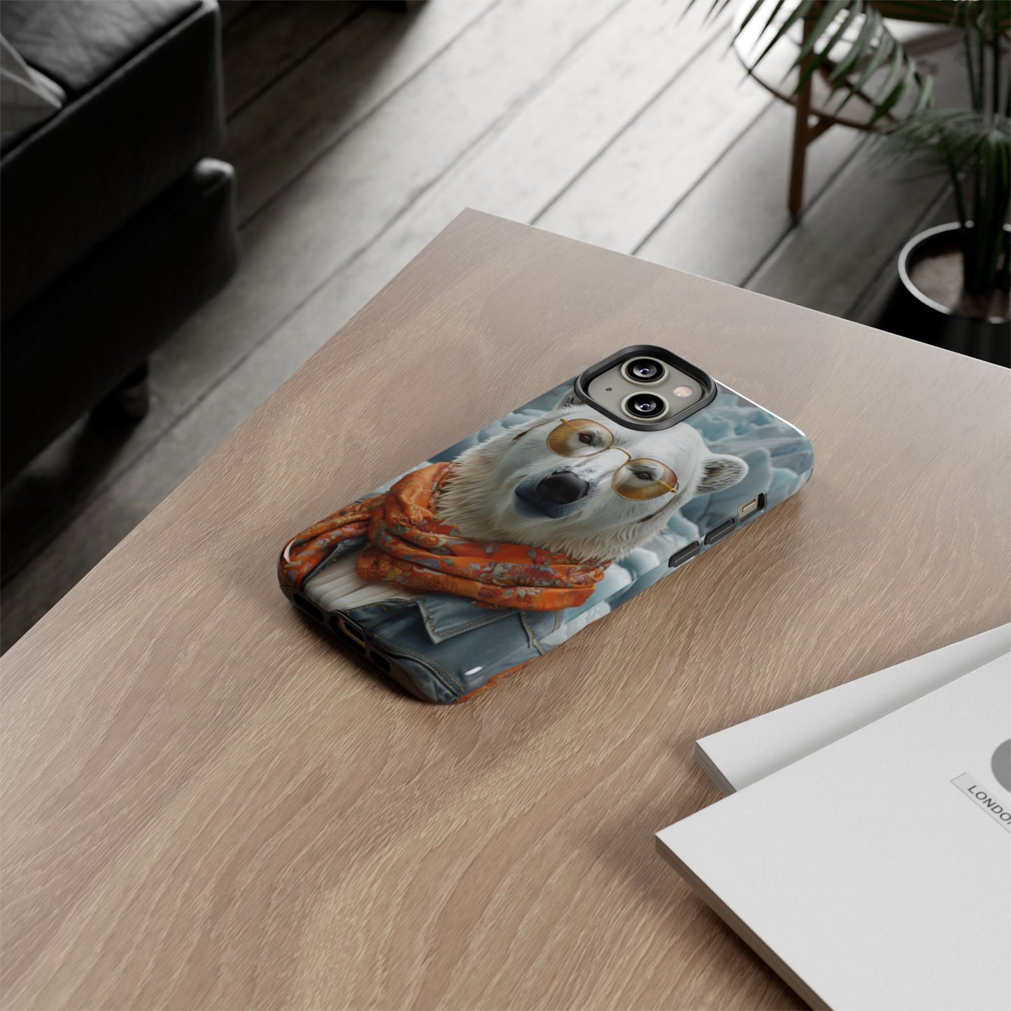"Urban Zen Polar Bear" Mobile Phone Case