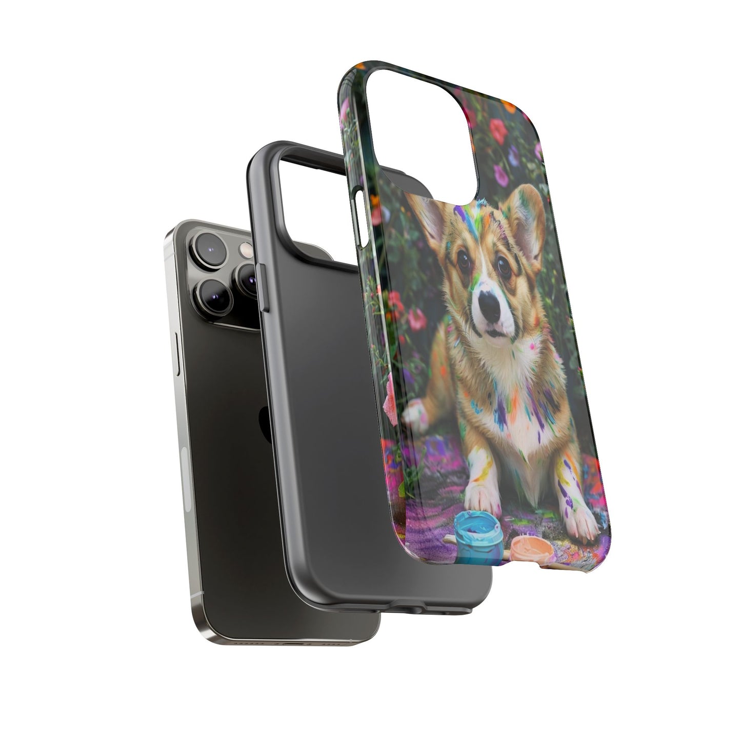 "Paint It Corgi" Mobile Phone Case