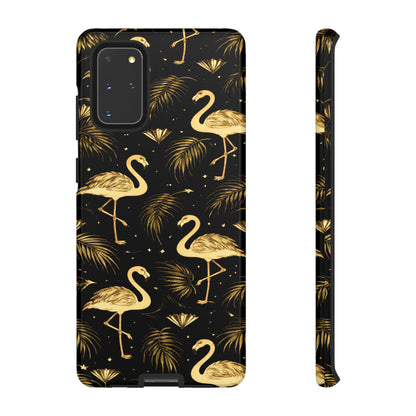 "Gold Flamingo" Mobile Phone Case