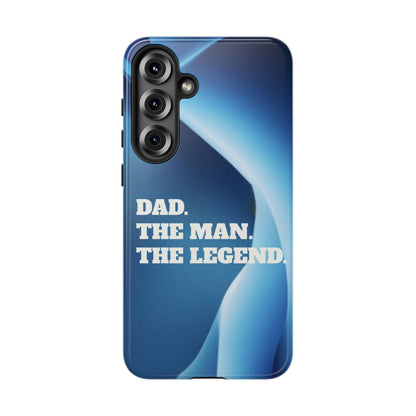 "Dad.  The Man.  The Legend" Mobile Phone Case (blue)