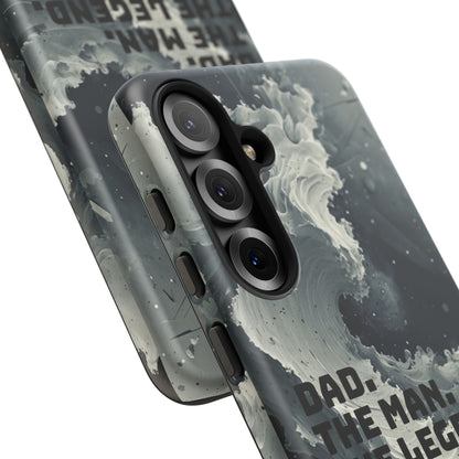 "Dad. The Man. The Legend" Mobile Phone Case (grey)