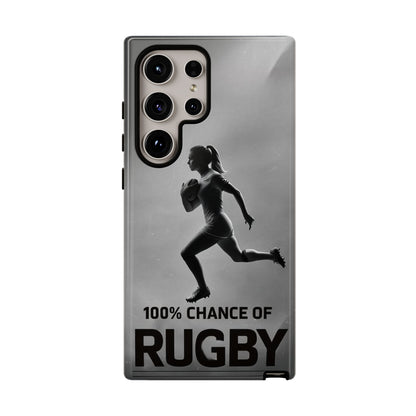 "Rain, Shine, Rugby" Mobile Phone Case