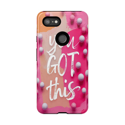 "You got This" (golf edition) Mobile Phone Case (pink)