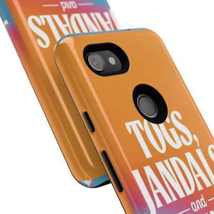 "Togs, Jandals and Sunnies" Mobile Phone Case
