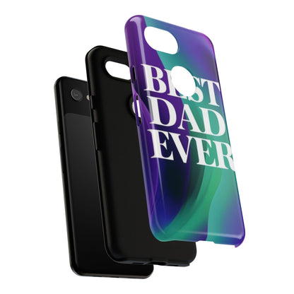 "Best Dad Ever" Mobile Phone Case (purple)