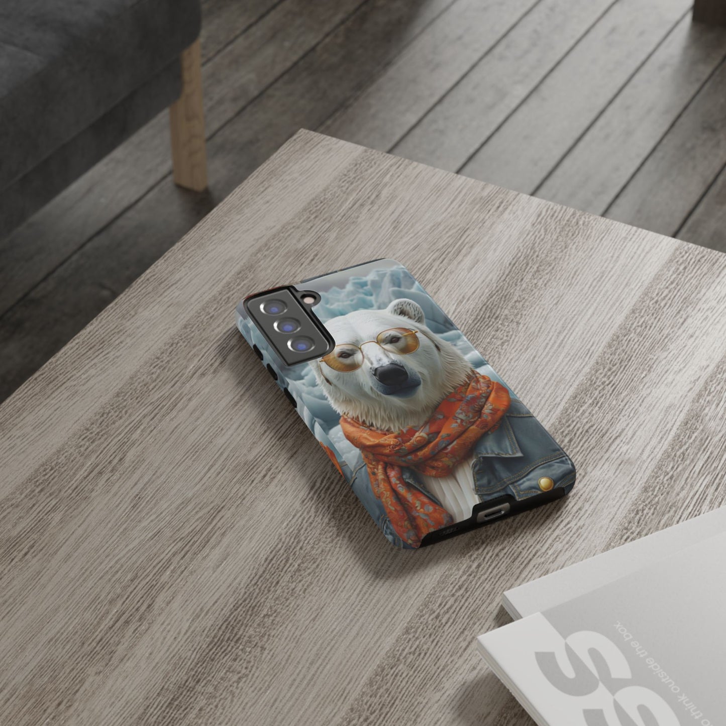 "Urban Zen Polar Bear" Mobile Phone Case