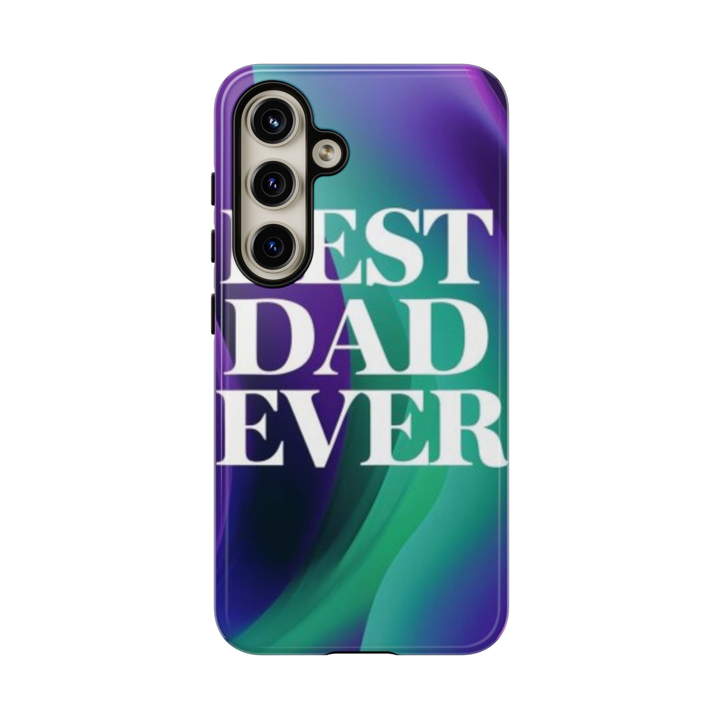 "Best Dad Ever" Mobile Phone Case (purple)