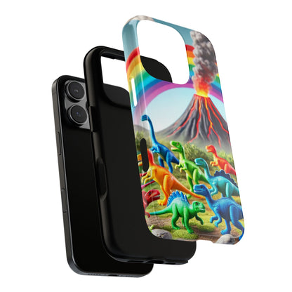 "Rainbow Dinosaurs" Mobile Phone Case