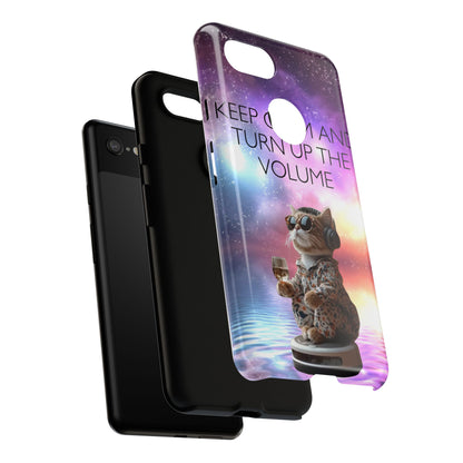 "Keep calm and turn up the Volume" Mobile Phone Case (mix)