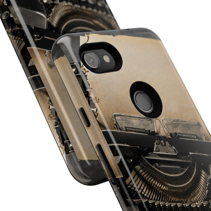 "Fade in. A Writer at the Cusp of Genius" Mobile Phone Case