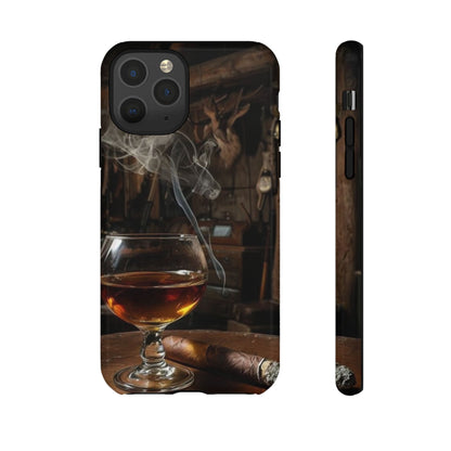 "Hot Whiskey and Cigar" Mobile Phone Case