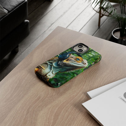 "Bearded Dragon - Jungle Beats" Mobile Phone Case