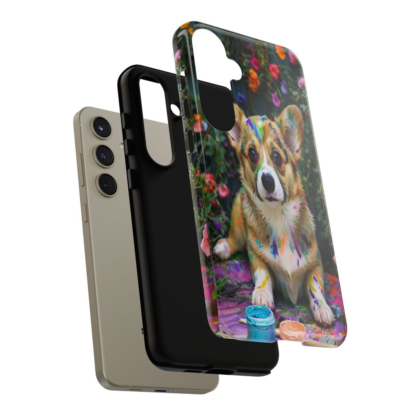 "Paint It Corgi" Mobile Phone Case