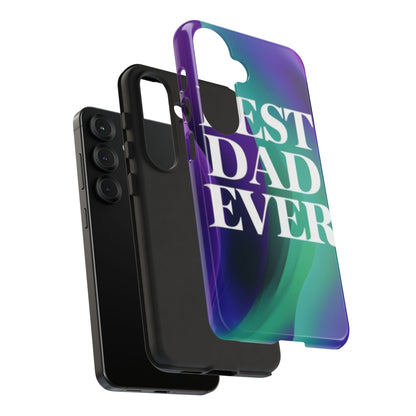 "Best Dad Ever" Mobile Phone Case (purple)