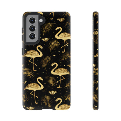 "Gold Flamingo" Mobile Phone Case