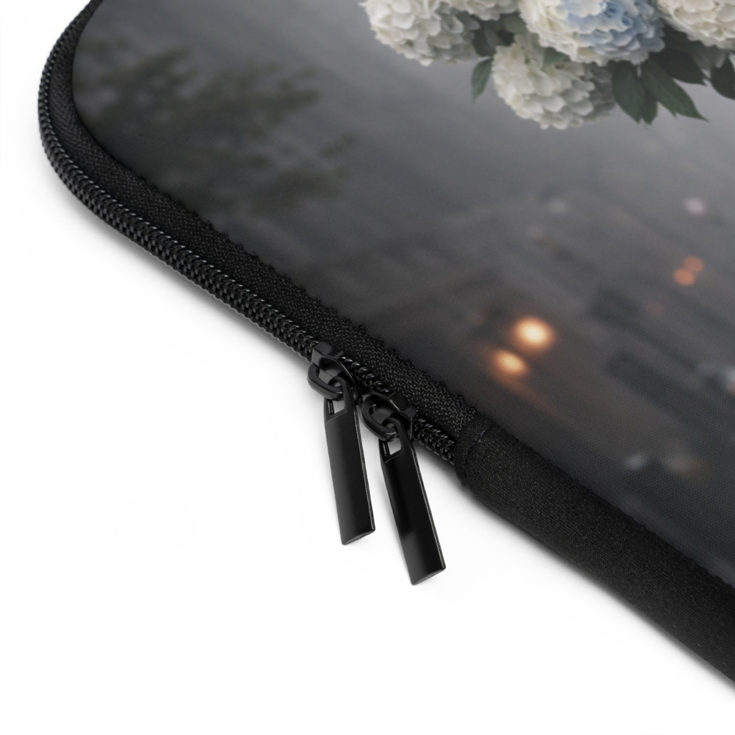 "Hydrangea Petal Pirouette" Laptop Sleeve