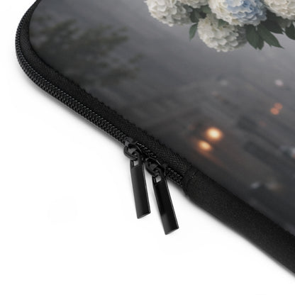 "Hydrangea Petal Pirouette" Laptop Sleeve