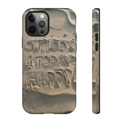 "Life is Short.  Be Happy" Mobile Phone Case