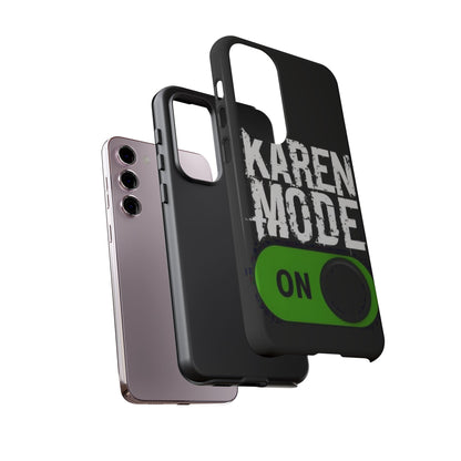 "Karen Mode On" Mobile Phone Case (green)