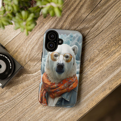 "Urban Zen Polar Bear" Mobile Phone Case