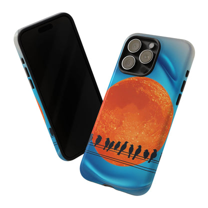 "The Feathered Assembly" Mobile Phone Case (orange)