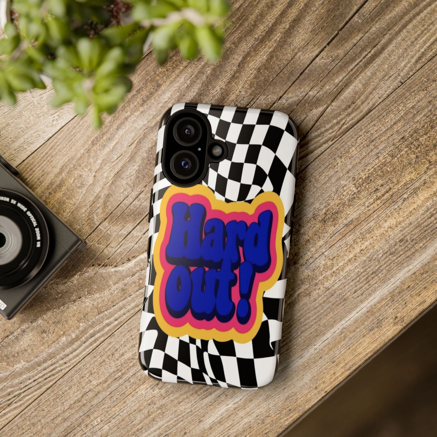 "Hard Out" Mobile Phone Case (blue)