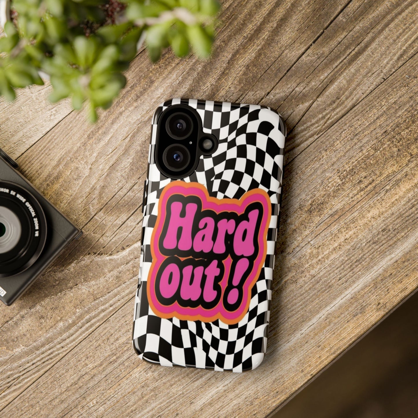 "Hard Out" Mobile Phone Case (pink)