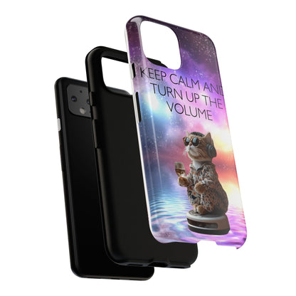 "Keep calm and turn up the Volume" Mobile Phone Case (mix)