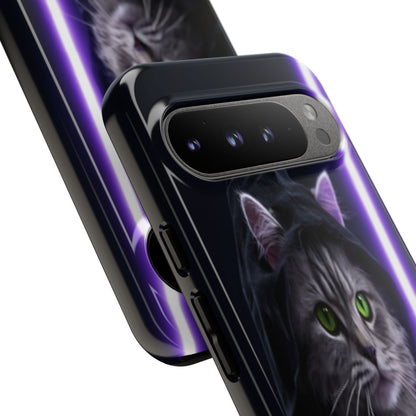 "Jedi Whisker" Mobile Phone Case (purple)