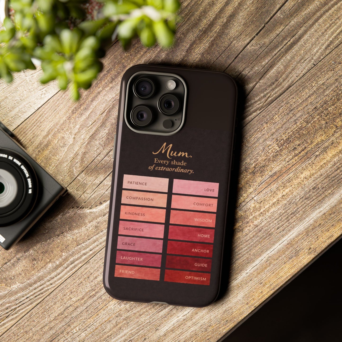 "Every Shade of Extraordinary" Mobile Phone Case (blush)