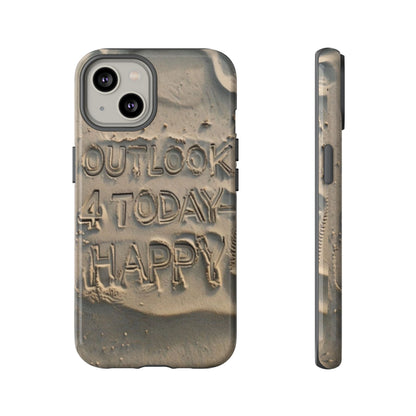 "Life is Short.  Be Happy" Mobile Phone Case