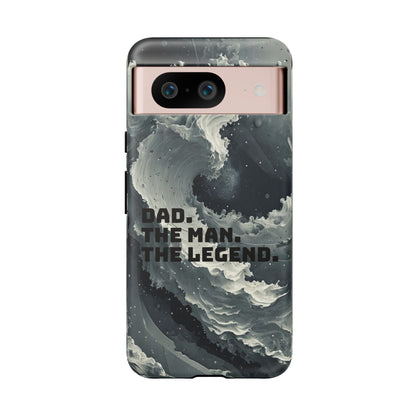 "Dad. The Man. The Legend" Mobile Phone Case (grey)