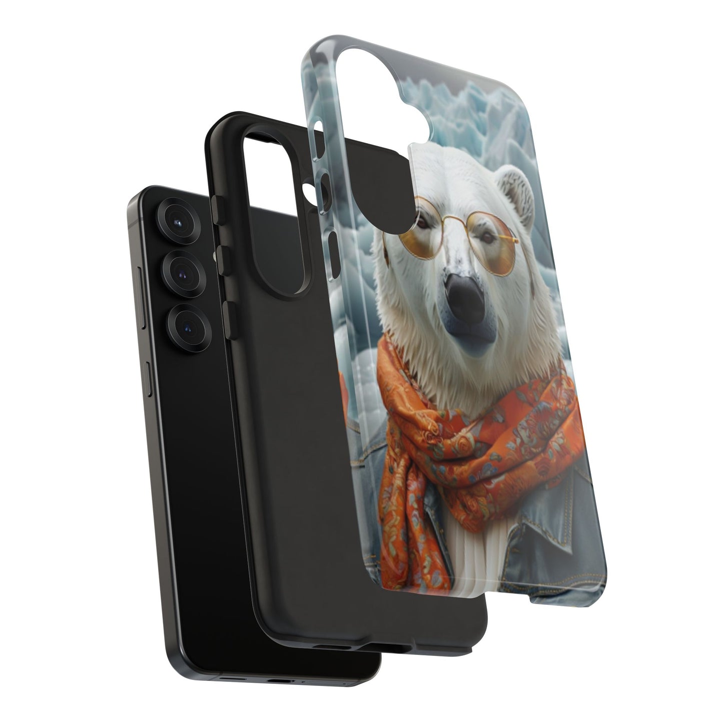 "Urban Zen Polar Bear" Mobile Phone Case