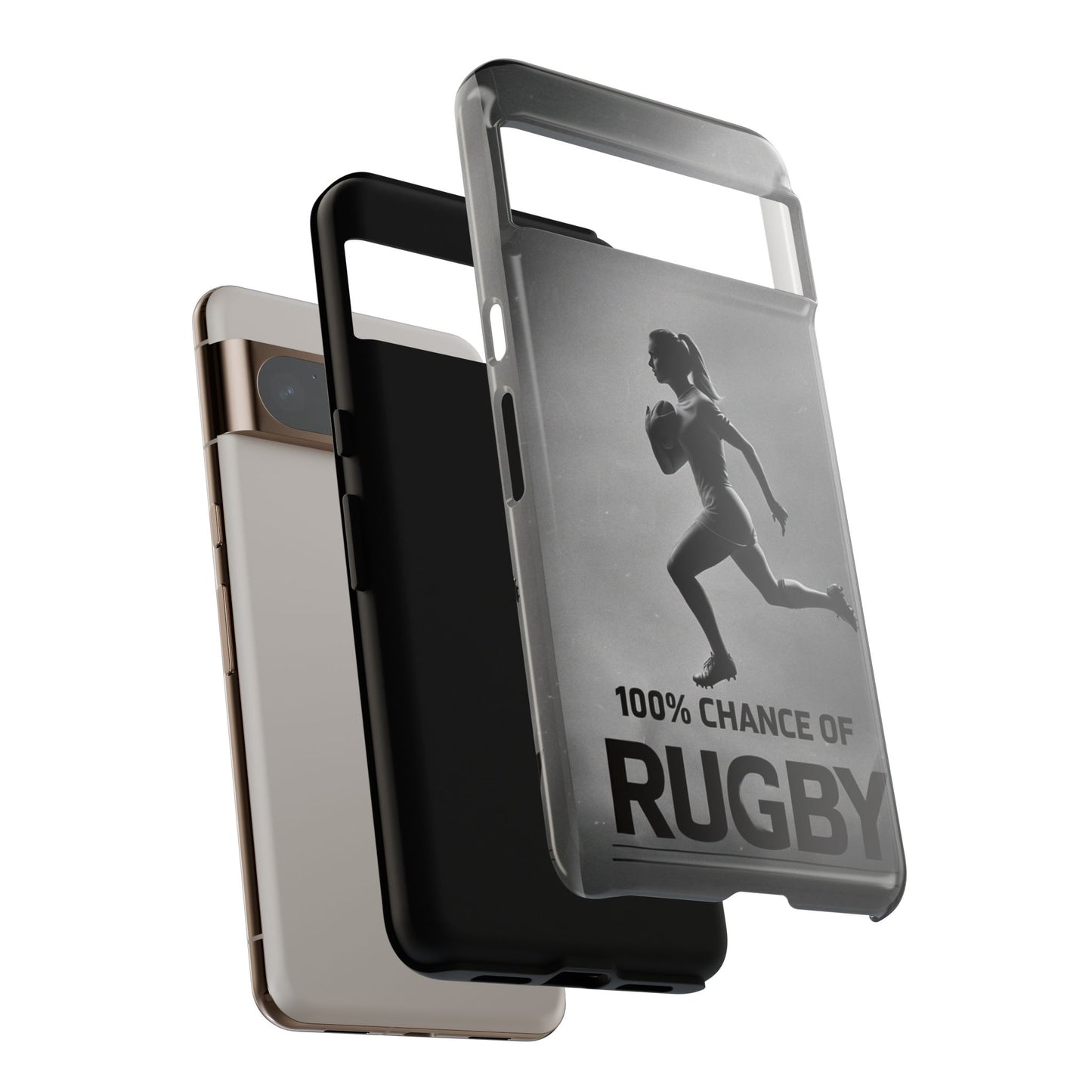 "Rain, Shine, Rugby" Mobile Phone Case