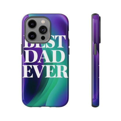"Best Dad Ever" Mobile Phone Case (purple)