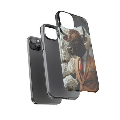 "The Genteel Bull" Mobile Phone Case
