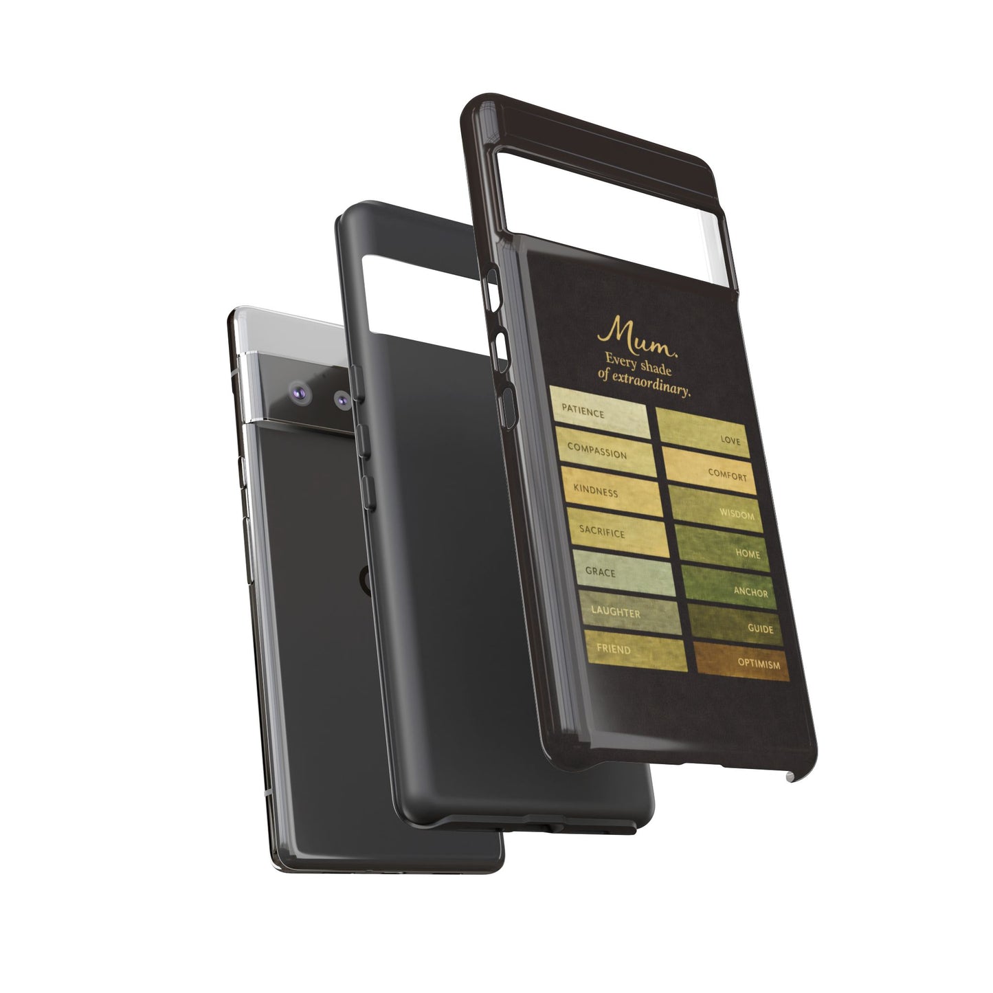 "Every Shade of Extraordinary" Mobile Phone Case (green)