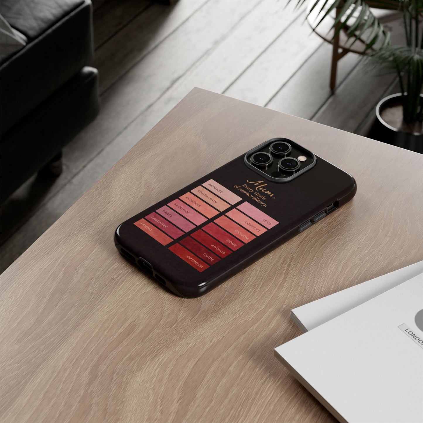"Every Shade of Extraordinary" Mobile Phone Case (blush)