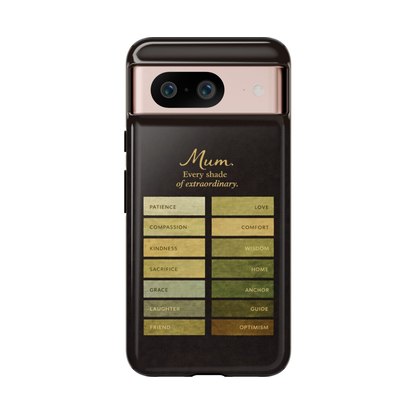 "Every Shade of Extraordinary" Mobile Phone Case (green)
