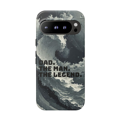 "Dad. The Man. The Legend" Mobile Phone Case (grey)