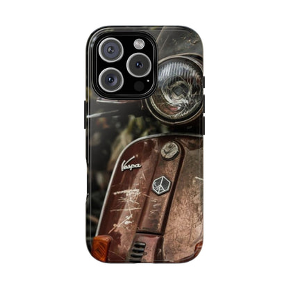 "Vespa. Old Soul, Full Tank" Mobile Phone Case