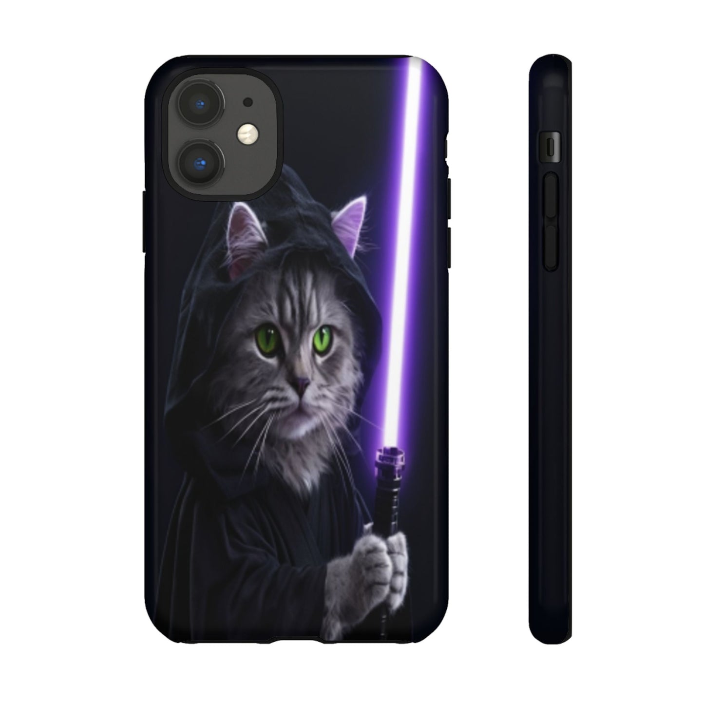 "Jedi Whisker" Mobile Phone Case (purple)