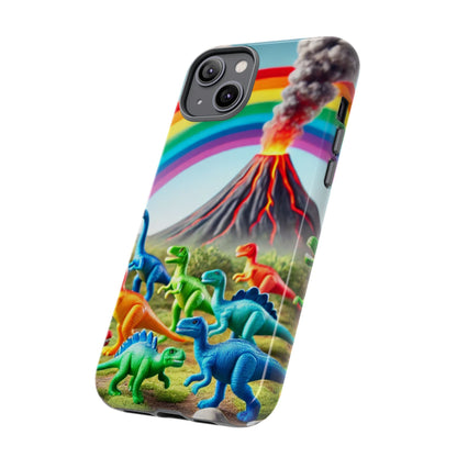 "Rainbow Dinosaurs" Mobile Phone Case