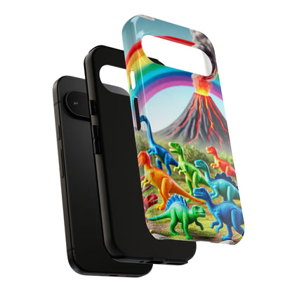 "Rainbow Dinosaurs" Mobile Phone Case