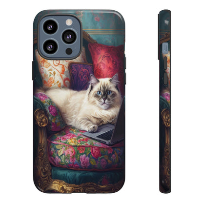 "Purr-sian Productivity" Mobile Phone Case