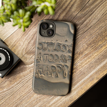 "Life is Short.  Be Happy" Mobile Phone Case