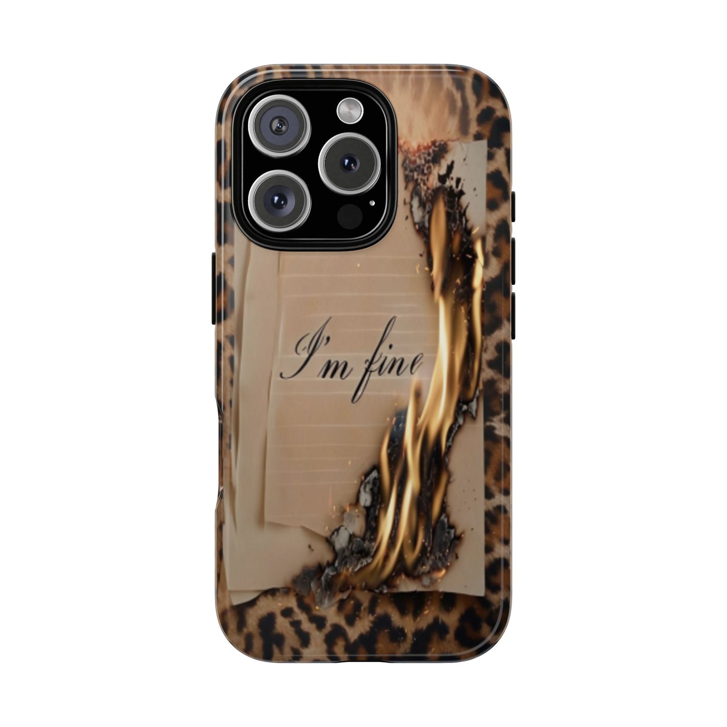 "I Am Fine" Mobile Phone Case