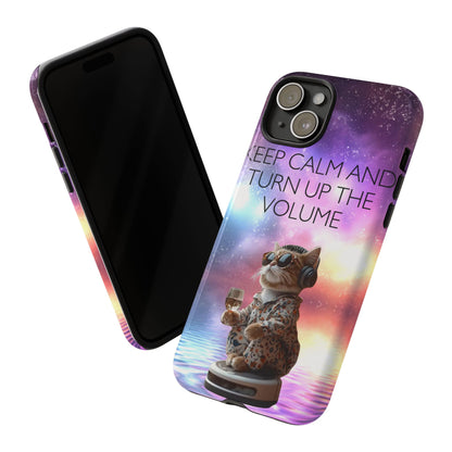 "Keep calm and turn up the Volume" Mobile Phone Case (mix)