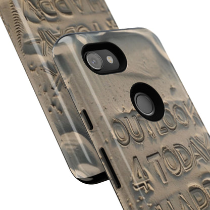 "Life is Short.  Be Happy" Mobile Phone Case